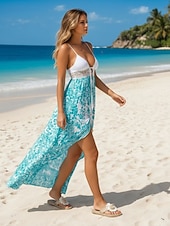 economico Infradito scivolosi-Sandali da spiaggia da donna color arancione acceso con girasoli - romantici sandali bohémien in paglia intrecciata con dettagli floreali per le vacanze estive e le fughe su isole tropicali &amp;feste in