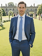 Недорогие Свадьба ACC-Мужской галстук из полиэстера – разнообразные цвета, элегантный плетеный дизайн, идеально подходит для свадеб, вечеринок и деловых поездок.