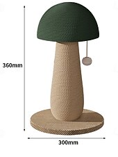 お買い得  キャットツリー-猫の爪とぎポール、爪とぎポール、キノコ型、猫の爪とぎ、麻紐