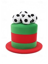 cheap Accessories-Men's Flag Color Soccer Fan Top Hat Polyester Novelty Football Hat in Multiple Colors for Soccer Matches, Supporter Events, Team Spirit &amp; Game Day Wear