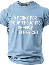  Męskie Zabawny slang Podkoszulek Krótki rękaw Podkoszulek Druk 3D Półgolf Koszula Moda Codzienny Codzienny Ulica Czarny Czerwony Lato Wiosna Odzież S M L XL XXL XXXL