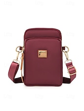 levne Tašky přes rameno-Dámská nepromokavá nylonová crossbody taška na telefon s více kapsami, nastavitelným popruhem, malá kabelka přes rameno pro běžné každodenní nošení, cestování, chůzi, běh a sport