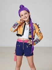  Inspirat de idolul coreean Starul pop Costum Cosplay Peruci Cosplay Costum Cosplay for Fete Pentru copii Crăciun Halloween Zuia Copiilor Comic Con Ținute pentru evenimente școlare Expoziție de Anime
