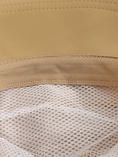 halpa Naisten hatut-Naisten polyesteristä valmistettu avoin aurinkolippalakki, monivärinen pakattava leveälierinen lippalakki korvaremmillä, vapaa-ajan käyttöön, matkoille, lomalle, rannalle ja ulkoiluun