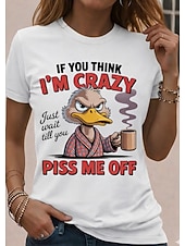  женская футболка с забавными юмористическими цитатами, графическим принтом, буквами, стильная, классическая, повседневная, с коротким рукавом, круглым вырезом, стандартного кроя, на каждый день,