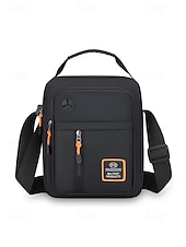 お買い得  メンズバッグ-メンズオックスフォードクロスボディバッグ、マルチカラー、複数のコンパートメントを備えた大容量、調節可能なショルダーストラップ、カジュアルやアウトドア旅行の日常使いに最適