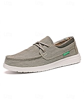abordables Hombres-Mocasines beige para hombre: calzado informal para islas y cruceros, calzado ligero y cómodo para el verano, ideal para viajes y vacaciones.