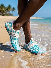economico Uomini-Scarpe da acqua da uomo blu ad asciugatura rapida, leggere, traspiranti, antiscivolo, ideali per attività acquatiche, nuoto, passeggiate sulla spiaggia, trekking fluviale, kayak e avventure all'aria aperta.