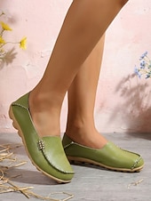 Недорогие Женская обувь на плоской подошве-Женские желтые мокасины-лоферы, удобные повседневные туфли без шнурков, мягкие легкие прогулочные туфли для повседневной носки, путешествий и работы. &amp;отдых в выходные