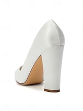 Χαμηλού Κόστους Μητέρα της Νύφης/του Γαμπρού-Γυναικεία μπλε σκούρο γόβες με ψηλό τακούνι, κομψά παπούτσια για τη μητέρα της νύφης για γάμο στην πόλη, άνετα παπούτσια με μυτερή μύτη και μεσαίο τακούνι για επίσημες εκδηλώσεις &amp;βραδινά ρούχα