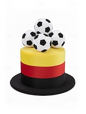 cheap Accessories-Men's Flag Color Soccer Fan Top Hat Polyester Novelty Football Hat in Multiple Colors for Soccer Matches, Supporter Events, Team Spirit &amp; Game Day Wear