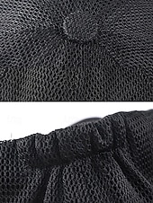 お買い得  メンズ帽子-メンズ用通気性メッシュニュースボーイキャップ、複数色展開、軽量ポリエステルアイビーハット、普段使い、旅行、休暇、夏の屋外スタイリングに最適