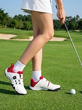 economico Scarpe da Golf per Donne-Scarpe da golf professionali da donna – suola antiscivolo con tacchetti &amp;Chiusura regolabile, stile sportivo performante per golf, allenamento all'aperto e attività atletiche
