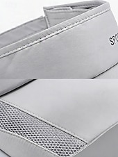 Χαμηλού Κόστους Γυναικεία Καπέλα-Γυναικείο ρυθμιζόμενο καπέλο ηλίου σε πολλά χρώματα από πολυεστέρα, αθλητικό καπέλο με αναδιπλούμενο γείσο, για γκολφ, τρέξιμο, τένις και casual υπαίθρια αθλητικά ρούχα