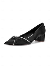 baratos Mãe da Noiva/Namorado-Sapatos de salto grosso femininos - elegantes sapatos azul-marinho para a mãe da noiva em casamentos na cidade.