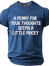 Męskie Zabawny slang Podkoszulek Krótki rękaw Podkoszulek Druk 3D Półgolf Koszula Moda Codzienny Codzienny Ulica Czarny Czerwony Lato Wiosna Odzież S M L XL XXL XXXL