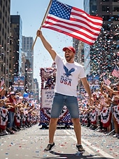  Ανδρικά μαύρα πατριωτικά slip-on αθλητικά παπούτσια – ελαφριά, αναπνεύσιμα παπούτσια για περπάτημα με τύπωμα αμερικανικής σημαίας και γραφιστικό σχεδιασμό 250 ετών για casual ρούχα, εορταστικές