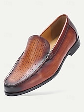 abordables Mocassins-Chaussures habillées Oxford en cuir pour homme – élégantes et raffinées pour les mariages, les événements formels et les occasions spéciales, parfaites pour le marié et ses invités.
