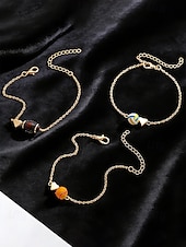 cheap Accessories-Women's Soccer Ball Pendant Necklace Bracelet Set Alloy Fan Jewelry in Multiple Ball Styles for Soccer Matches, Sports Fans, Casual Daily Wear &amp; Travel Vacation