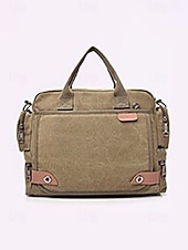 voordelige Herentassen-Herentas van canvas met meerdere vakken, geschikt als messenger- of crossbodytas – verstelbare riem, grote inhoud, duurzame stof, ideaal voor dagelijks gebruik, woon-werkverkeer en reizen.