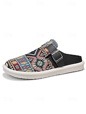 cheap Men-Men's White Canvas Slip-On Loafers with Adjustable Strap, Breathable and Lightweight, Best for Beach Vacation, Travel and Casual Outings