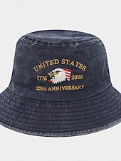  Cappello unisex 250° anniversario/indipendenza, berretto da baseball, portatile, traspirante, quotidiano, per esterni, strada, ricamo, bandiera