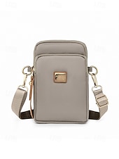levne Tašky přes rameno-Dámská nepromokavá nylonová crossbody taška na telefon s více kapsami, nastavitelným popruhem, malá kabelka přes rameno pro běžné každodenní nošení, cestování, chůzi, běh a sport