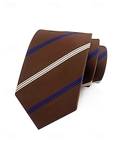 お買い得  結婚 ACC-メンズポリエステルストライプネクタイ、クラシックフォーマルビジネス＆ウェディングパーティーアクセサリー、複数の色、男性のためのエレガントなプロフェッショナルスタイル