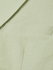 cheap Wedding Suits-Men's Linen Suits Beach Wedding White Sky Blue Spring &amp; Summer Suit Notch Lapel Formal Solid Colored Slim Fit 2 Piece Single Breasted Two-buttons