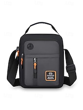 お買い得  メンズバッグ-メンズオックスフォードクロスボディバッグ、マルチカラー、複数のコンパートメントを備えた大容量、調節可能なショルダーストラップ、カジュアルやアウトドア旅行の日常使いに最適