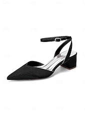 abordables Madre de la Novia/Novio-Zapatos de tacón ancho rosa para mujer con tira trasera y correa en el tobillo, elegantes zapatos para la madre de la novia para bodas en jardines, cómodos zapatos de vestir de tacón bajo para
