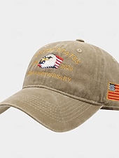  Cappello unisex 250° anniversario/indipendenza, berretto da baseball, portatile, traspirante, quotidiano, per esterni, strada, ricamo, bandiera