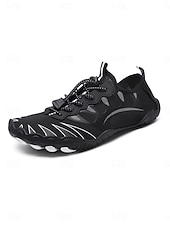 economico Uomini-Scarpe da acqua da uomo arancioni e nere ad asciugatura rapida, leggere, traspiranti e antiscivolo, ideali per attività acquatiche, passeggiate in spiaggia, nuoto, kayak, trekking fluviale e avventure all'aria aperta.