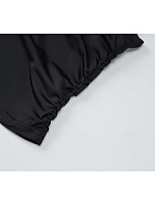 billige Enkel tank-Dame Singleter Slim fit topp Rynket side Elegant Stilfull Varmt Ermeløs Grimehals Crop Tops Daglig Ut på byen Date Night antrekk Svart Hvit kaffe Sommer Vår