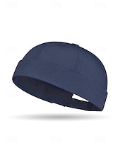 economico Accessori per le vacanze-Cappello senza tesa da uomo in tessuto ad asciugatura rapida: taglia regolabile, opzioni multicolore, elegante e comodo, ideale per l'uso quotidiano casual e per i viaggi all'aperto