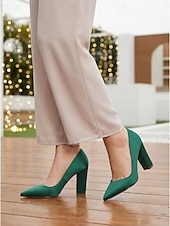 Χαμηλού Κόστους Μητέρα της Νύφης/του Γαμπρού-Γυναικεία μπλε σκούρο γόβες με ψηλό τακούνι, κομψά παπούτσια για τη μητέρα της νύφης για γάμο στην πόλη, άνετα παπούτσια με μυτερή μύτη και μεσαίο τακούνι για επίσημες εκδηλώσεις &amp;βραδινά ρούχα