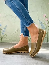 Недорогие Женская обувь на плоской подошве-Женские желтые мокасины-лоферы, удобные повседневные туфли без шнурков, мягкие легкие прогулочные туфли для повседневной носки, путешествий и работы. &amp;отдых в выходные