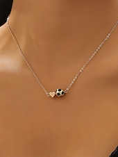 cheap Accessories-Women's Soccer Ball Pendant Necklace Bracelet Set Alloy Fan Jewelry in Multiple Ball Styles for Soccer Matches, Sports Fans, Casual Daily Wear &amp; Travel Vacation