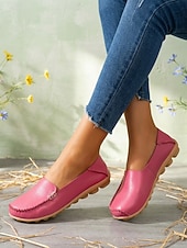 Недорогие Женская обувь на плоской подошве-Женские желтые мокасины-лоферы, удобные повседневные туфли без шнурков, мягкие легкие прогулочные туфли для повседневной носки, путешествий и работы. &amp;отдых в выходные