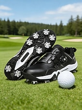 economico Scarpe da Golf per Donne-Scarpe da golf professionali da donna – suola antiscivolo con tacchetti &amp;Chiusura regolabile, stile sportivo performante per golf, allenamento all'aperto e attività atletiche