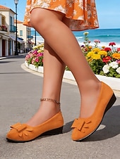 baratos Mulheres-Sapatilhas femininas verdes com laço para o Dia de São Patrício - sapatos casuais confortáveis de salto baixo, estilo irlandês festivo para desfiles, festas, eventos de fim de ano e para o trabalho.
