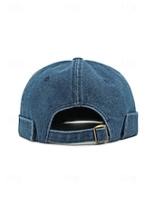 preiswerte Herrenhüte-Vintage-Jeanskappe für Herren im Used-Look, mehrfarbig, verstellbare Passform, Retro-Stil, perfekt für Outdoor-Reisen, Freizeitkleidung, Sommer und andere Freizeitaktivitäten