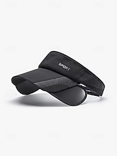 Χαμηλού Κόστους Γυναικεία Καπέλα-Γυναικείο ρυθμιζόμενο καπέλο ηλίου σε πολλά χρώματα από πολυεστέρα, αθλητικό καπέλο με αναδιπλούμενο γείσο, για γκολφ, τρέξιμο, τένις και casual υπαίθρια αθλητικά ρούχα