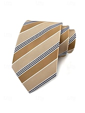 お買い得  結婚 ACC-メンズポリエステルストライプネクタイ、クラシックフォーマルビジネス＆ウェディングパーティーアクセサリー、複数の色、男性のためのエレガントなプロフェッショナルスタイル