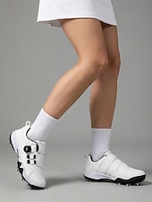 economico Scarpe da Golf per Donne-Scarpe da golf professionali da donna – suola antiscivolo con tacchetti &amp;Chiusura regolabile, stile sportivo performante per golf, allenamento all'aperto e attività atletiche