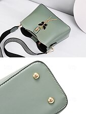 baratos Malas com Alça-Bolsa transversal feminina em couro sintético com alça ajustável, pingente de borboleta, bolsa casual chique multicolorida para uso diário, deslocamento para o trabalho e passeios de férias.