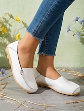 Недорогие Женская обувь на плоской подошве-Женские желтые мокасины-лоферы, удобные повседневные туфли без шнурков, мягкие легкие прогулочные туфли для повседневной носки, путешествий и работы. &amp;отдых в выходные