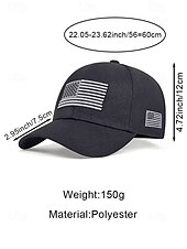 זול אביזרים-כובע בייסבול פוליאסטר רקום לגברים, כובע מתכוונן בצבעים שונים לכבוד יום השנה ה-250 לארה"ב, יום העצמאות, לבוש יומיומי וספורט חיצוני