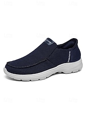 abordables Hombres-Zapatillas deportivas de punto sin cordones para hombre – calzado informal para islas y cruceros, ligero y transpirable, ideal para viajes y vacaciones.