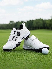 economico Scarpe da Golf per Donne-Scarpe da golf professionali da donna – suola antiscivolo con tacchetti &amp;Chiusura regolabile, stile sportivo performante per golf, allenamento all'aperto e attività atletiche